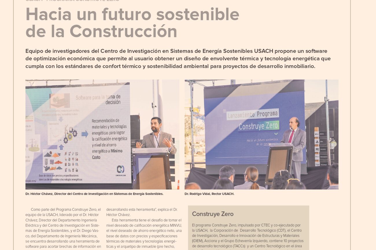 PROGRAMA CONSTRUYE ZERO: Hacia un futuro sostenible de la Construcción ...